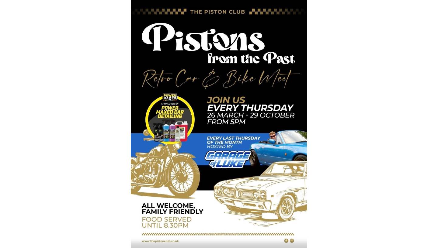 THE PISTON'S FROM THE PAST: RETRO CAR & BIKE MEET