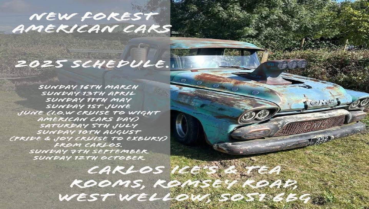 CARLOS ICE'S & TEA NEW FOREST AMERICAN CARS