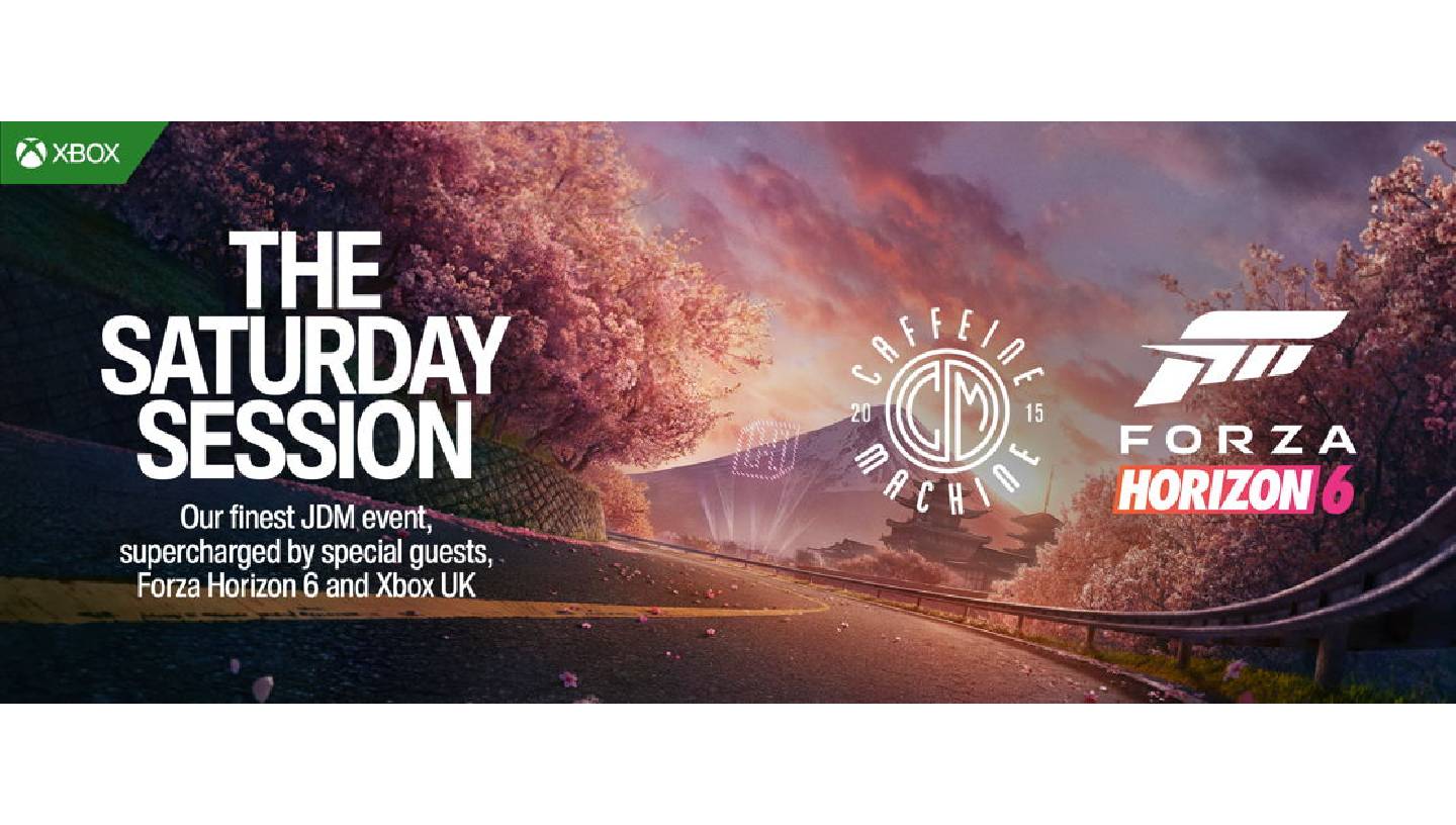 CAFFEINE & MACHINE: SATURDAY SESSION SUPERCHARGED BY FORZA HORIZON 6 AND XBOX UK