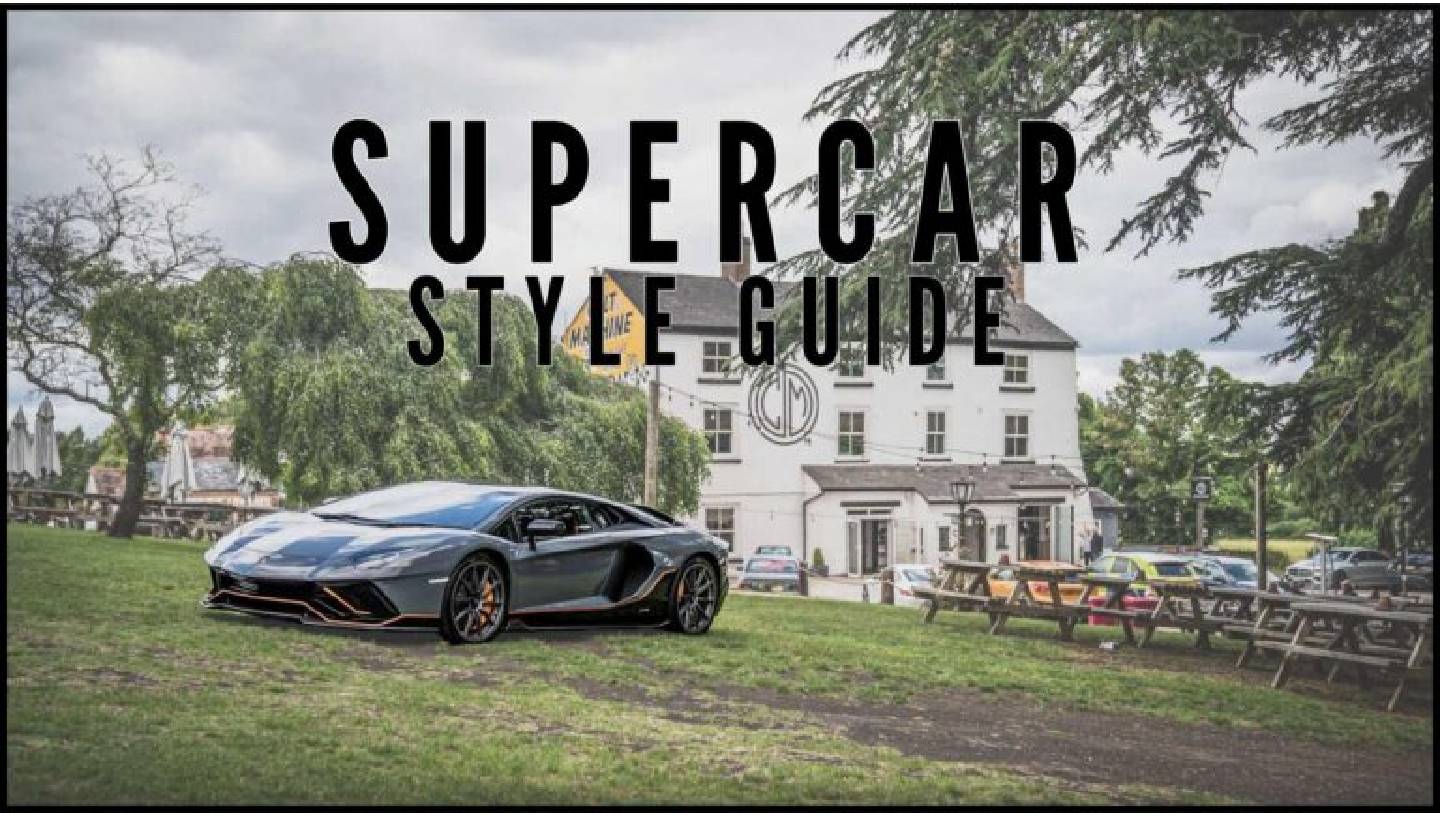 CAFFEINE & MACHINE SUPERCAR STYLE GUIDE WEEKENDER