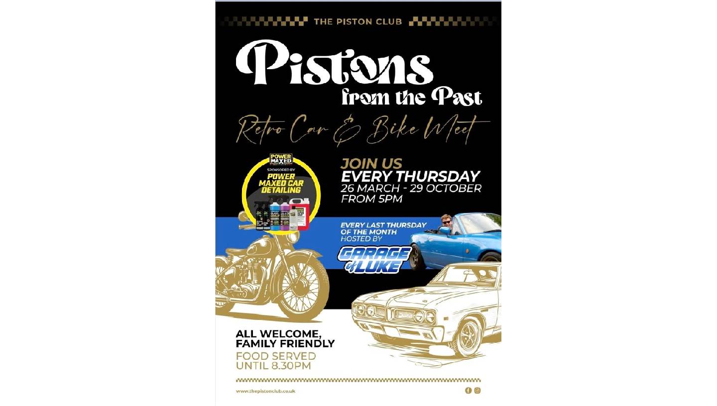 THE PISTON'S FROM THE PAST: RETRO CAR & BIKE MEET