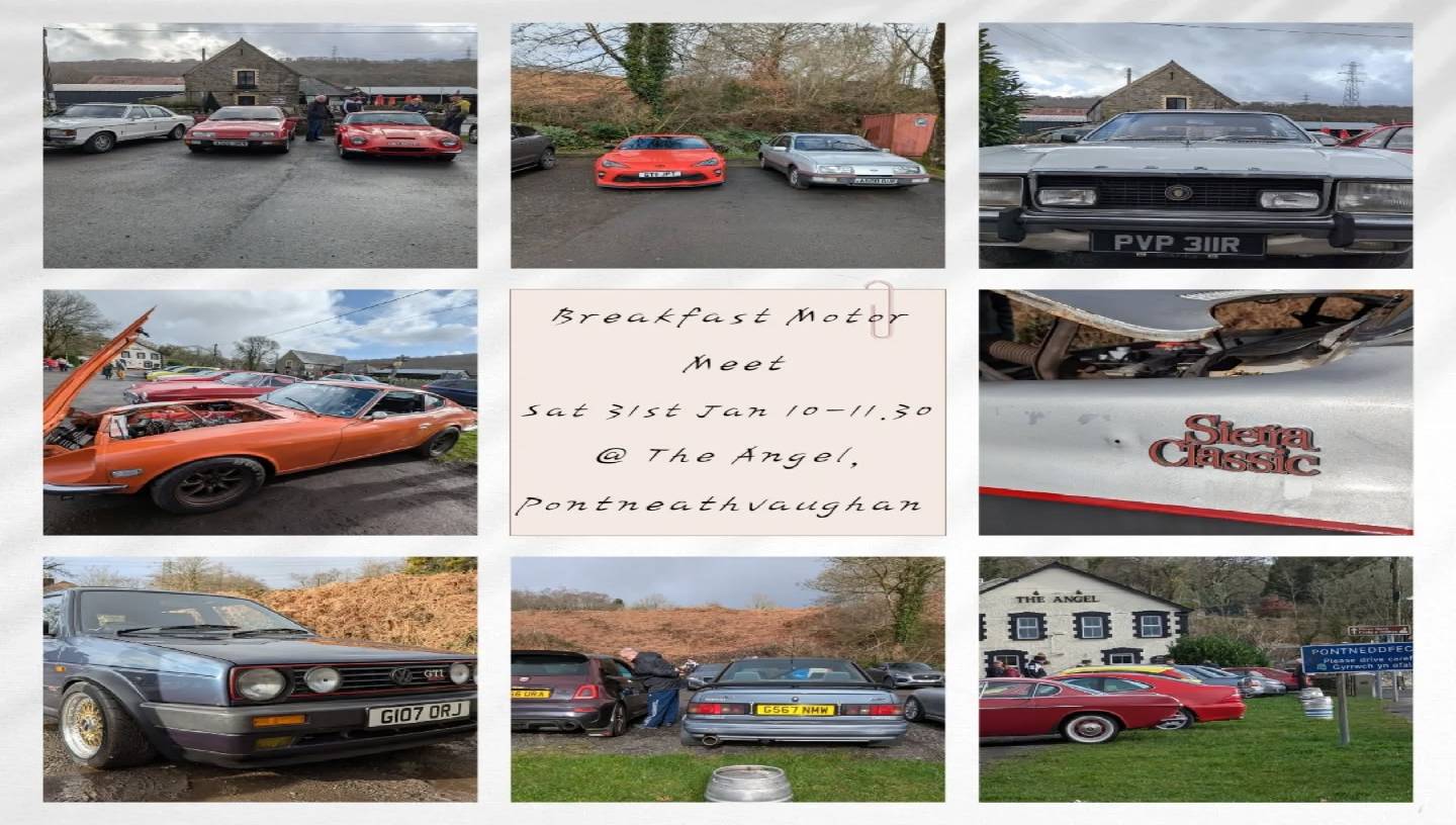 THE ANGEL INN BREAKFAST MOTOR MEET